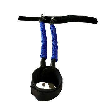 Λάστιχο αντίστασης ποδιού — ρυθμιζόμενη αντίσταση, τετράstrand Taekwondo εκπαιδευτής, υλικό TPE, εκγύμναση δύναμης ποδιών