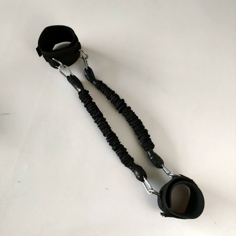 Λάστιχο αντίστασης ποδιού — ρυθμιζόμενη αντίσταση, τετράstrand Taekwondo εκπαιδευτής, υλικό TPE, εκγύμναση δύναμης ποδιών