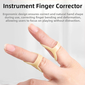 Yinyu Εκπαιδευτής Δακτύλων σε σχήμα χεριού – Διορθωτής δακτύλων για Πιάνο και άλλα όργανα, με συμβατότητα πολλαπλών οργάνων (Πιάνο, Γκουζένγκ, Πίπα, Κιθάρα) για Παιδιά και Ενήλικες