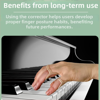 Yinyu Εκπαιδευτής Δακτύλων σε σχήμα χεριού – Διορθωτής δακτύλων για Πιάνο και άλλα όργανα, με συμβατότητα πολλαπλών οργάνων (Πιάνο, Γκουζένγκ, Πίπα, Κιθάρα) για Παιδιά και Ενήλικες