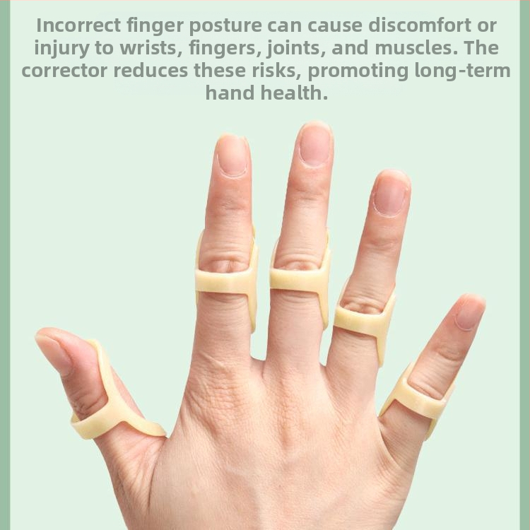 Yinyu Tréner prstov s tvarom ruky pre klavír a ďalšie nástroje – Kompatibilný s klavírom, guzhen, pipa a gitarou, pre deti aj dospelých