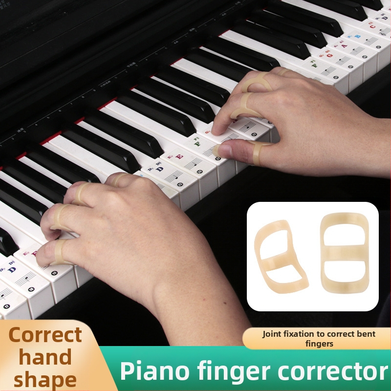Yinyu Tréner prstov s tvarom ruky pre klavír a ďalšie nástroje – Kompatibilný s klavírom, guzhen, pipa a gitarou, pre deti aj dospelých