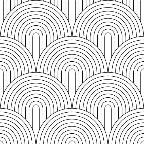 Hongli lipnioji PVC tapetė su matinio efekto paviršiumi, retro etninio rašto modelis, modernus ir paprastas stilius