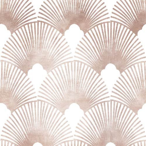 Hongli lipnioji PVC tapetė su matinio efekto paviršiumi, retro etninio rašto modelis, modernus ir paprastas stilius