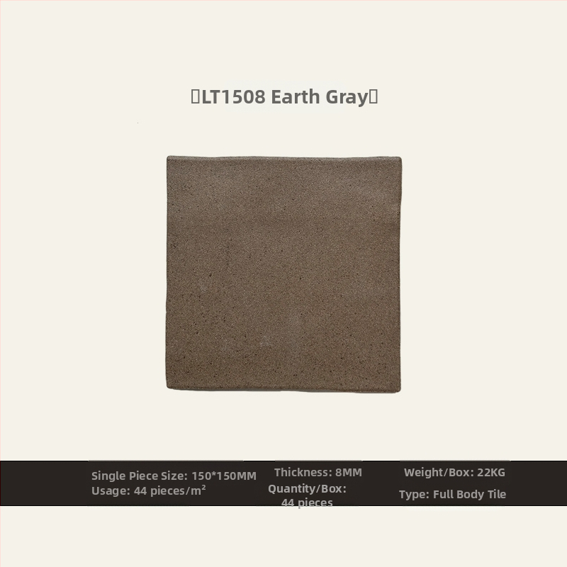 Плочка с тухлен стил, серия Star Sand, пасторална, антиплъзгаща и износоустойчива, подходяща за дневната, водопоглъщане над 0,5%