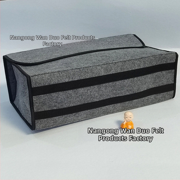 Πτυσσόμενη θήκη αποθήκευσης πορτμπαγκάζ από μη υφαντό ύφασμα, με λαβή και εκτύπωση λογότυπου