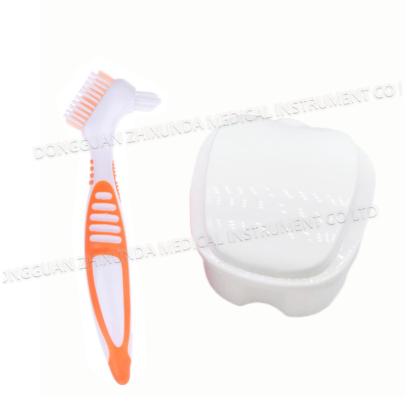 Ābolu formas protēžu kastīte — komplekts protēžu kastēm un protēžu suku komplekts uzglabāšanai