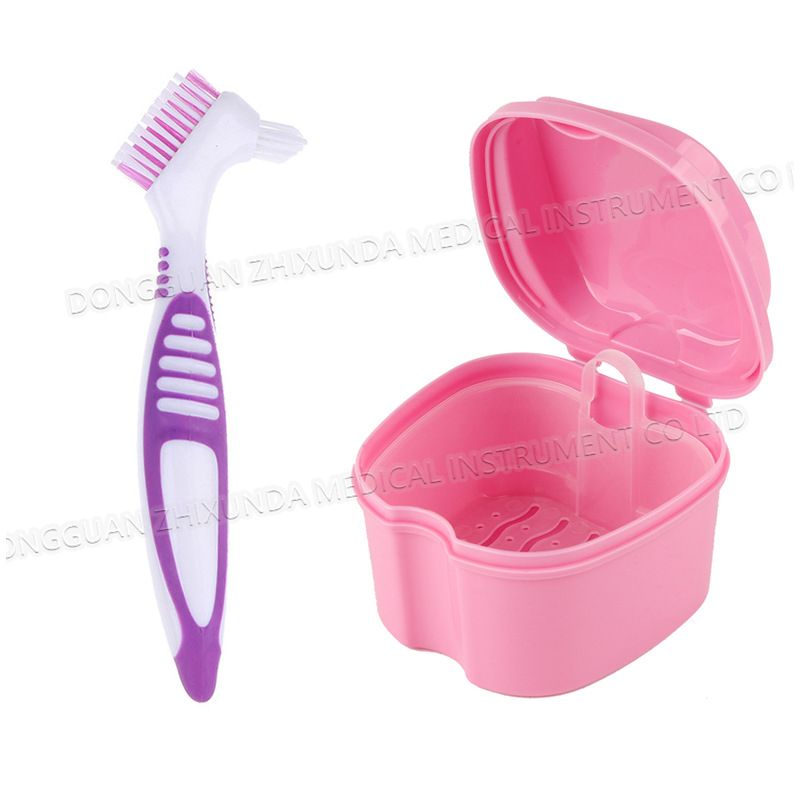 Ābolu formas protēžu kastīte — komplekts protēžu kastēm un protēžu suku komplekts uzglabāšanai