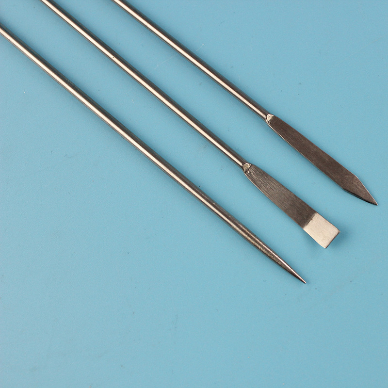 Nerūdijančio plieno medicininė šaukštelis, dvigubos galvos, mikrodozavimo šaukštelis, Haitai, pakuotė 3 vnt., paklaida ±1 mm