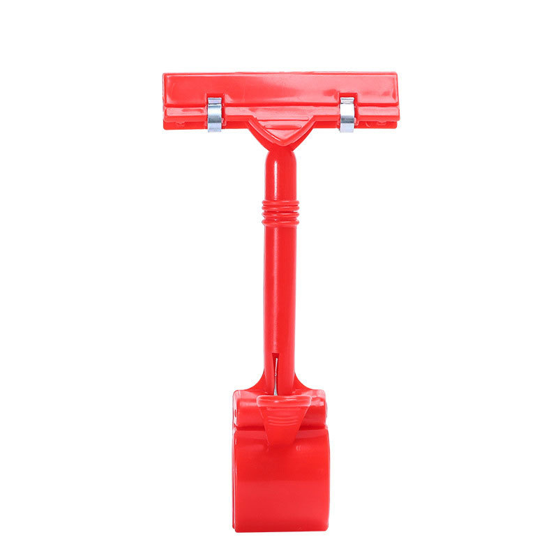 Κλιπ POP τύπου T για ετικέτες τιμών σε ράφια, μοντέρνος μινιμαλιστικός σχεδιασμός, κατάλληλο για επιχειρηματικά δώρα / διαφημιστικά δώρα