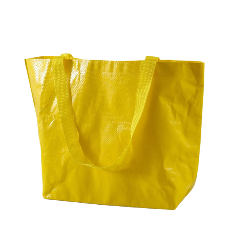 PP тъкана чанта за пазаруване, персонализируема чанта за носене, мултифункционална торба, водоустойчиво покритие със змийски модел (Материал: PP тъкана; Персонализация: налична; Покритие: водоустойчиво; Модел: змийска кожа)