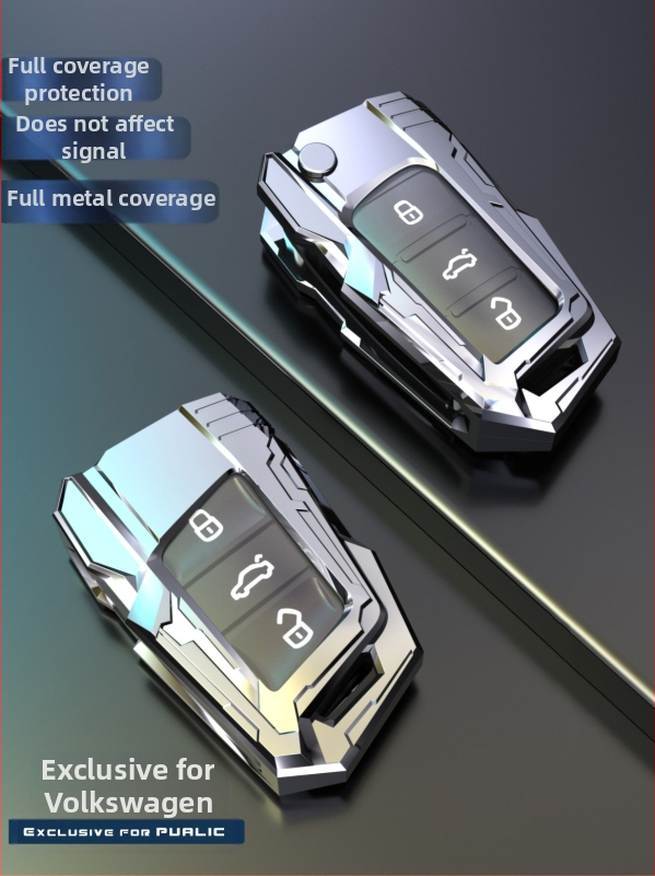 Kućište ključa za Volkswagen – cinkova legura, Rui Teng; kompatibilno s Magotan, Sagitar, Passat, Tiguan L, Bora, CC, Ling Du, Lang Yi