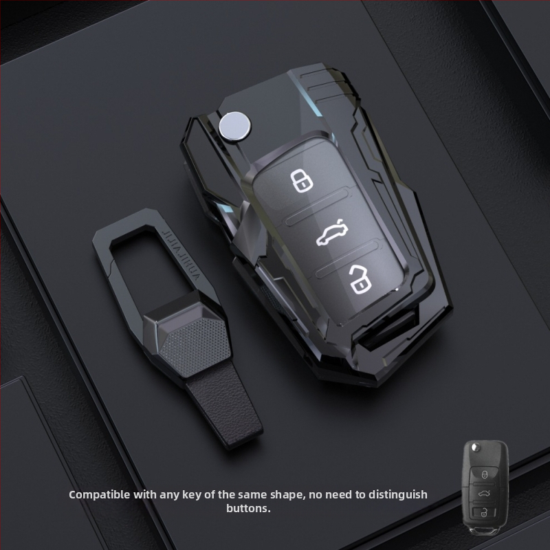 Kućište ključa za Volkswagen – cinkova legura, Rui Teng; kompatibilno s Magotan, Sagitar, Passat, Tiguan L, Bora, CC, Ling Du, Lang Yi