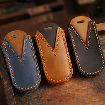 Θήκη Κλειδιού Αυτοκινήτου Hallmo από δέρμα αγελάδας, μοντέρνο στυλ, προσαρμοζόμενη