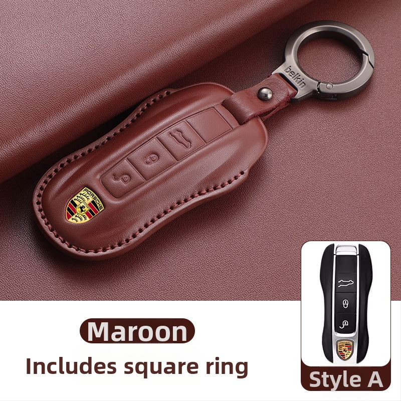 Etui za ključe Porsche od kože goveda, etnički stil