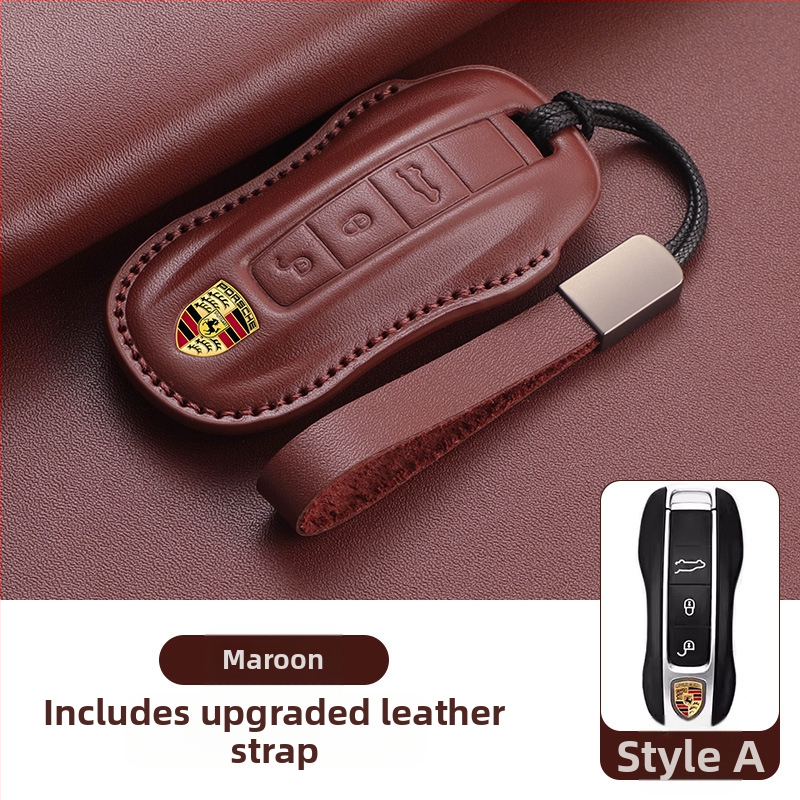 Etui za ključe Porsche od kože goveda, etnički stil