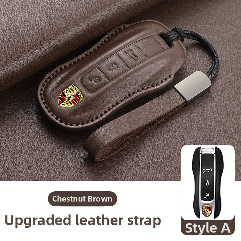 Etui za ključe Porsche od kože goveda, etnički stil