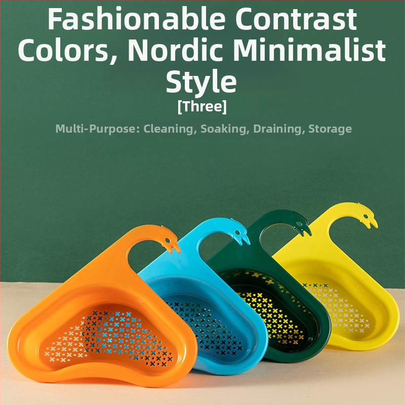 Дренажна кошница с лебед за мивка – пластмасова, окачваща, Xin Senmiao, Zhejiang