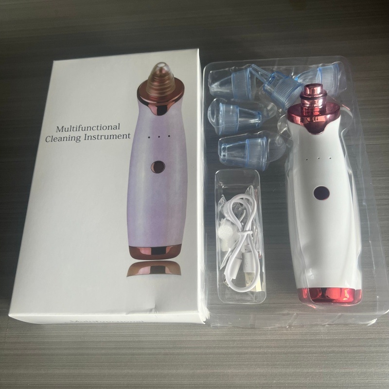 Електрически апарат за всмукване на черни точки и почистване на порите; режим на работа: електрическо въртене; модел: Blackhead Suction Artifact; пускане на пазара: 2019