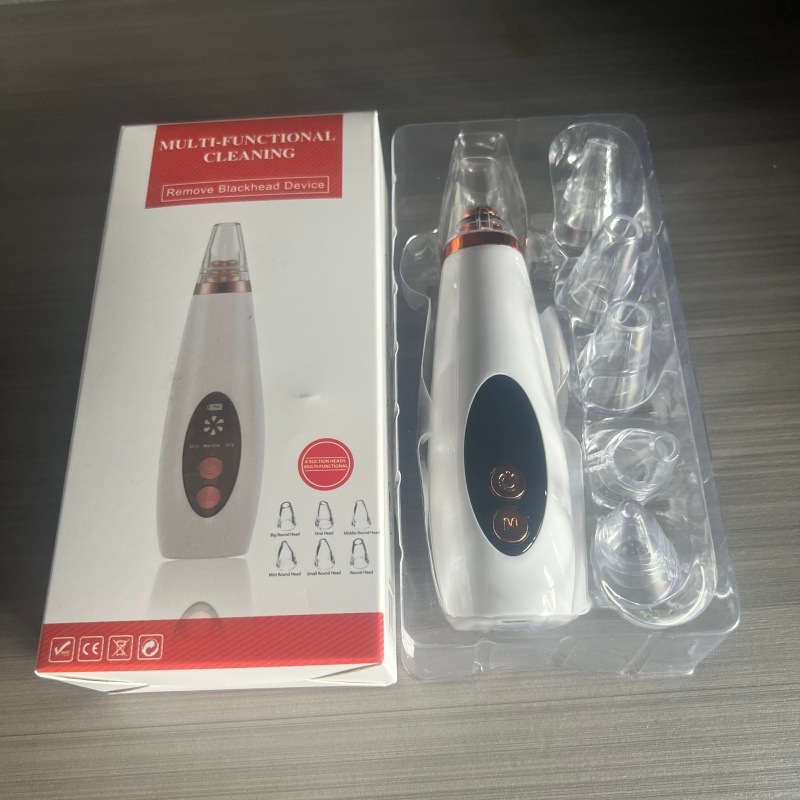 Електрически апарат за всмукване на черни точки и почистване на порите; режим на работа: електрическо въртене; модел: Blackhead Suction Artifact; пускане на пазара: 2019