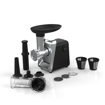 Домашна електрическа месомелачка и машина за колбаси, мултифункционална, Tritan корпус, 10,000 rpm, капацитет под 1 л, 111–240 V, шум 46–70 dB