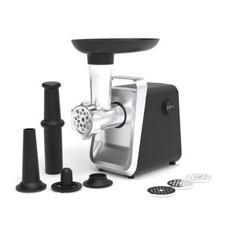 Домашна електрическа месомелачка и машина за колбаси, мултифункционална, Tritan корпус, 10,000 rpm, капацитет под 1 л, 111–240 V, шум 46–70 dB