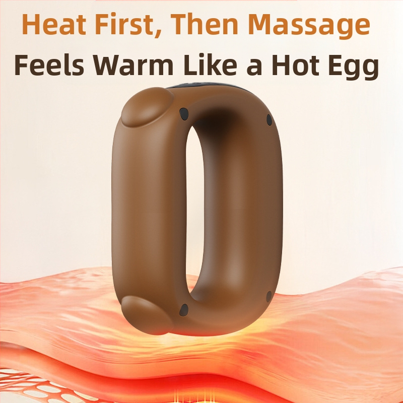 Фасциален масажор с пръстен FH-8001 — USB захранване, 15V, масаж с удар за глава, шия и гръб