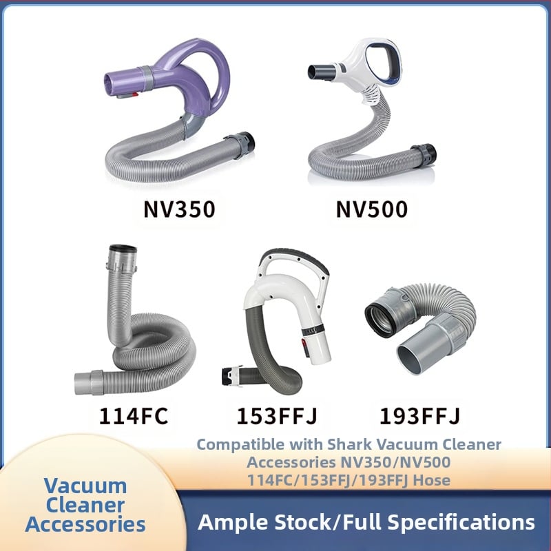 Shark NV350/NV500/114FC/153FFJ/193FFJ vakuuma šļūtene – piederums putekļu filtram, mājsaimniecības lietošanai, saderīgs ar NV350/NV500/114FC/153FFJ/193FFJ, piemērots 101–150 m² platībai