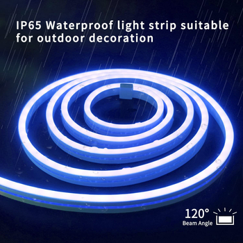 LED neono juosta, LED čip 2835, įvestis 5V, IP65 apsauga, reguliuojamas ryškumas, modelis 2305171