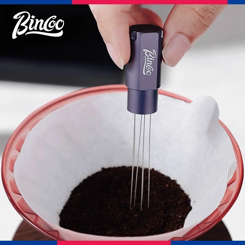 Bincoo ac pentru pudră de cafea, aliaj de aluminiu + oțel inoxidabil 304, stil modern simplu, fără muncă manuală