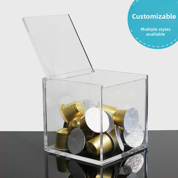 Πλαστικό κουτί κοσμημάτων με καπάκι, εκτυπωμένο λογότυπο, χωρίς δυνατότητα παραμετροποίησης.