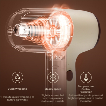 Bežični ručni električni metlica za jaja, 5 brzina, ispod 100 W, 36 V, model Yx-electric egg whisk