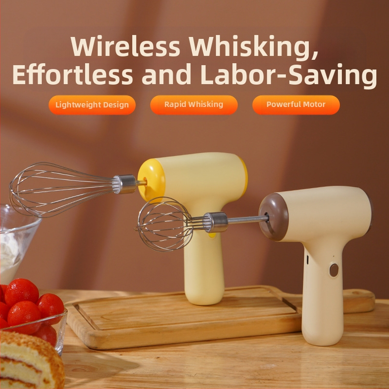 Безжичен ръчен електрически разбивател за яйца, 5-скоростен, под 100W, 36V, модел Yx-electric egg whisk