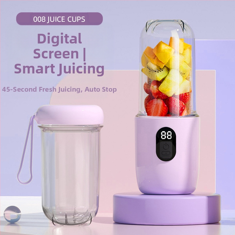 Портативна чаша за изцеждане на сок с USB зареждане, 40W, обем 401–600 ml, 5+ ножове, вградена батерия, IMD корпус, вътрешен съд от AS