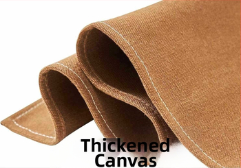 Ποδιά από καμβά, χωρίς μανίκια, αντιβρωμική, μονόχρωμη