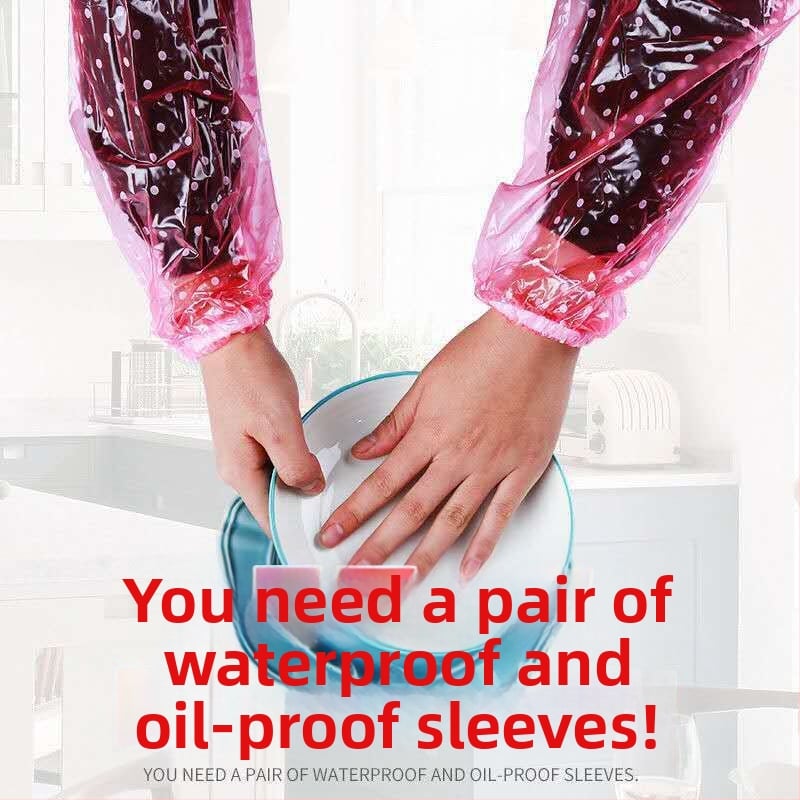 PVC virtuvės rankovė – atspari vandeniui, alyvoms ir nešvarumams; kristalų taškelių raštas; šiuolaikiškas minimalistinis stilius