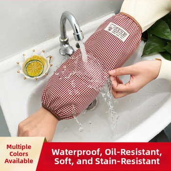 Унисекс водоустойчиви протектори за ръкави с каре мотив, пасторал стил, за зимата, пролетта и есента