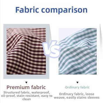 Унисекс водоустойчиви протектори за ръкави с каре мотив, пасторал стил, за зимата, пролетта и есента