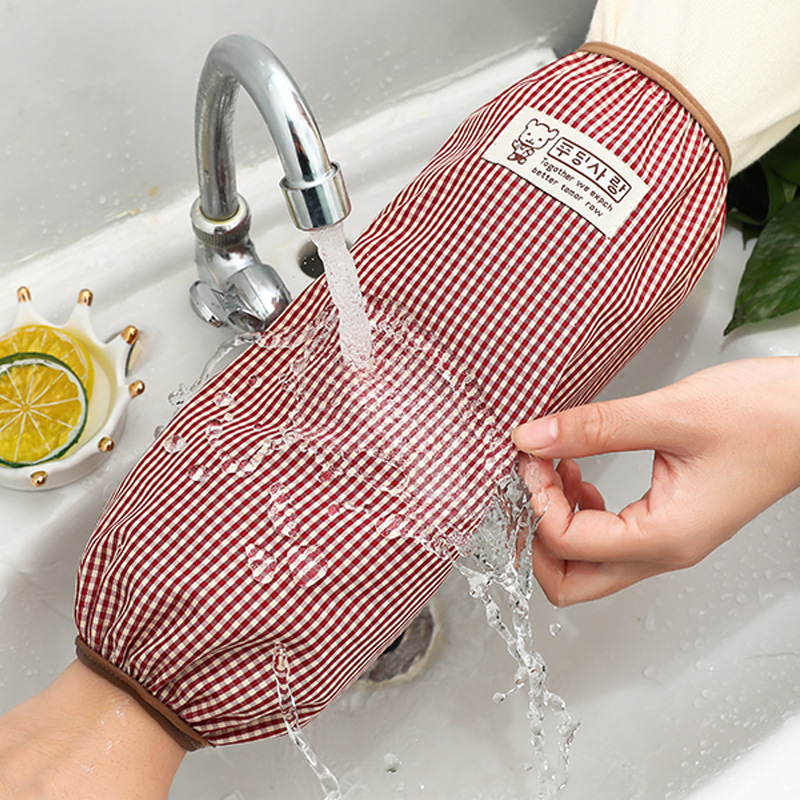 Унисекс водоустойчиви протектори за ръкави с каре мотив, пасторал стил, за зимата, пролетта и есента