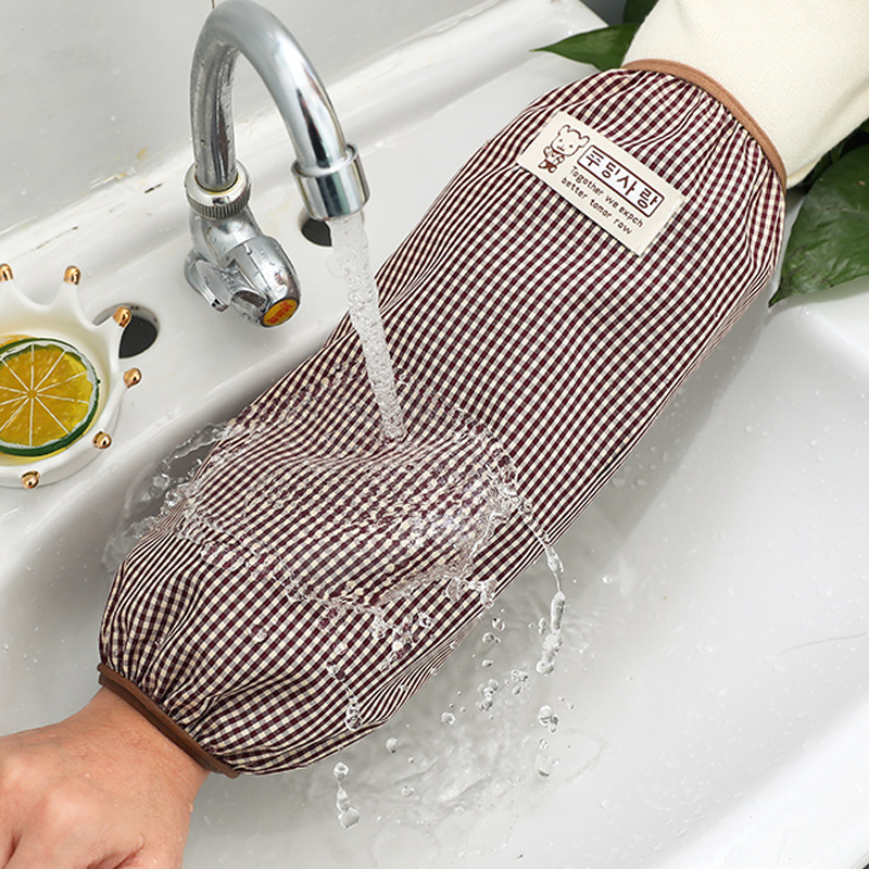 Унисекс водоустойчиви протектори за ръкави с каре мотив, пасторал стил, за зимата, пролетта и есента