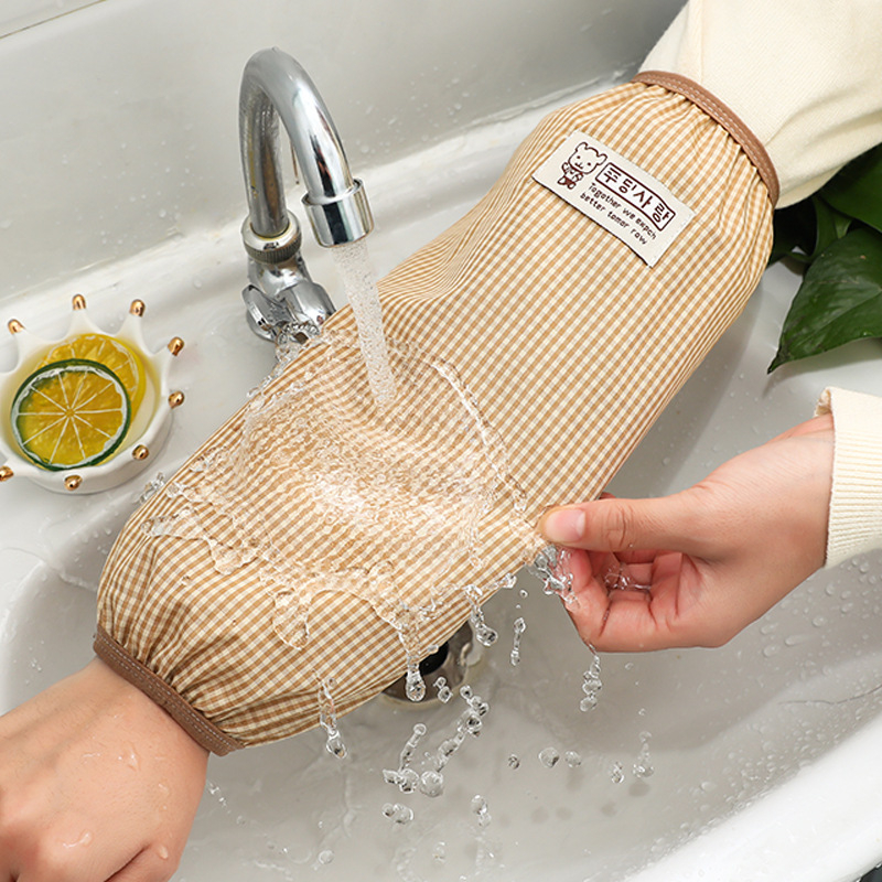 Унисекс водоустойчиви протектори за ръкави с каре мотив, пасторал стил, за зимата, пролетта и есента