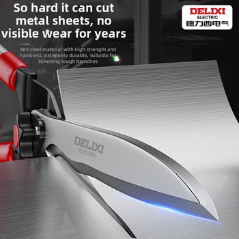 Delixi genėjimo žirklės — sunkios konstrukcijos, patogus darbas, galingos sodo žirklės