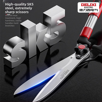 Delixi genėjimo žirklės — sunkios konstrukcijos, patogus darbas, galingos sodo žirklės