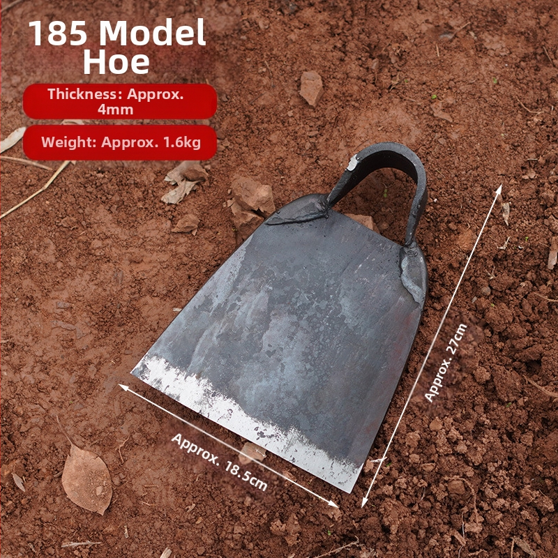 Sodo įrankis – plokštė iš mangano plieno, rankų kalimas, senovinės kilmės dizainas, platus ašmenys sodui ir žemės darbams