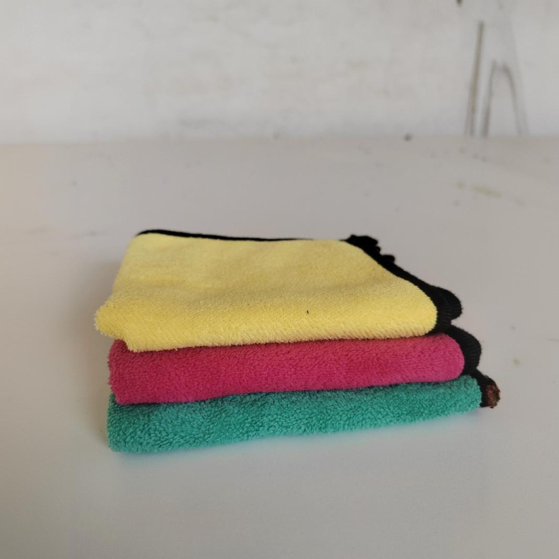 Automobilių plovimo rankšluostis, dvipusis koralo veliūras, mikropluoštas, namų naudojimui, baldams tinkamas, vientisas raštas