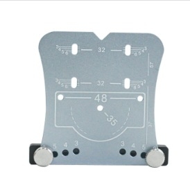 Специален шаблон за позициониране на панти за врати — алуминиева сплав, пробивник за дупки на панти, дърводелска плоча за позициониране