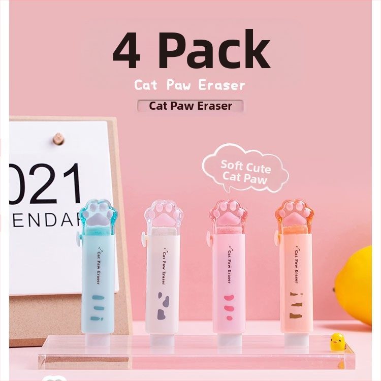 Katės nagų formos trintukas, animacinis dizainas, MW TG103, medžiaga PS guma, mokiniams