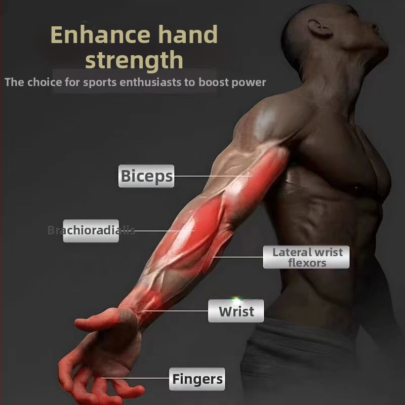 Тренажор за захват, регулируем 5–60 кг, PP материал, пружинен механизъм, Jian Rui