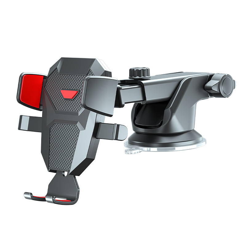 Βάση κινητού αυτοκινήτου με απορροφητήρα για ταμπλό, μπροστινό παρμπρίζ και έξοδο κλιματισμού, τηλεσκοπικός βραχίονας για πλοήγηση, εγκατάσταση snap-on, κατάλληλη για όλα τα μοντέλα