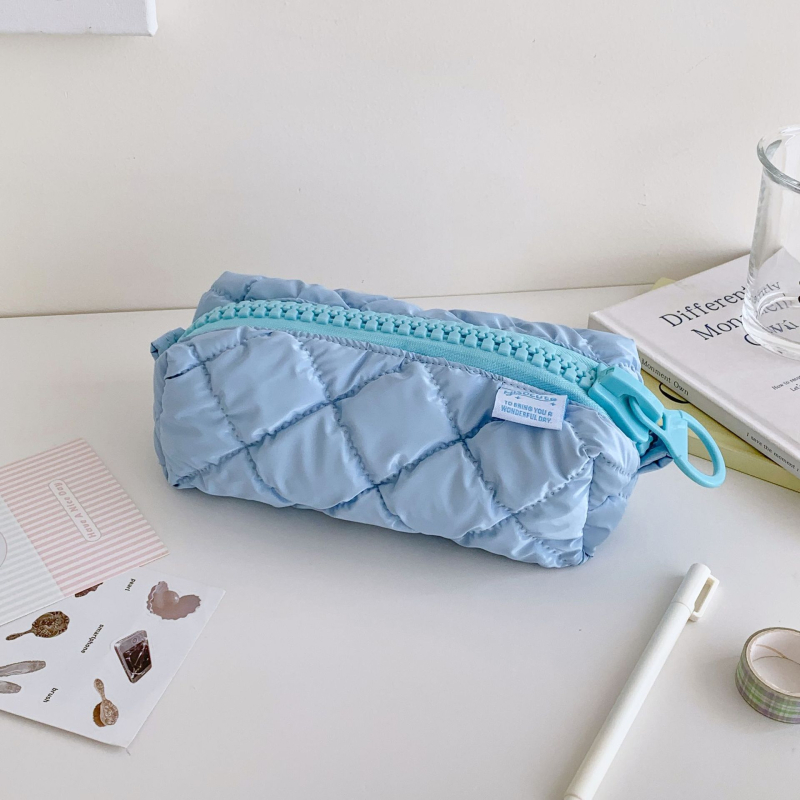 Pieštukų dėklas su monochrominiu dizainu ir didelė talpa (Medžiaga: Poliesteris; Prekės ženklas: Kita; Stilius: Korejos versija; Lytis: Bendras)